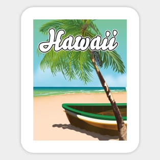 Hawaii Tropical Beach Sticker